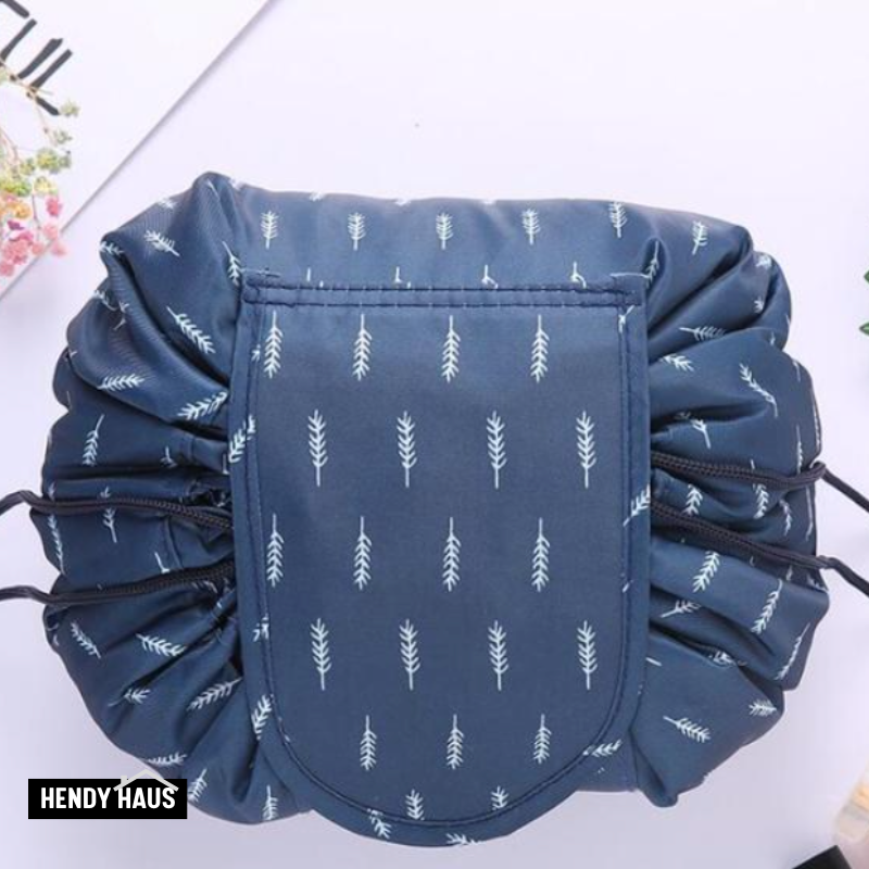 Trousse de maquillage en toile souple pour voyage et usage quotidien