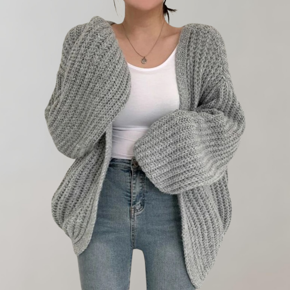 Cardigan Tricot Épais et Confortable pour Femmes