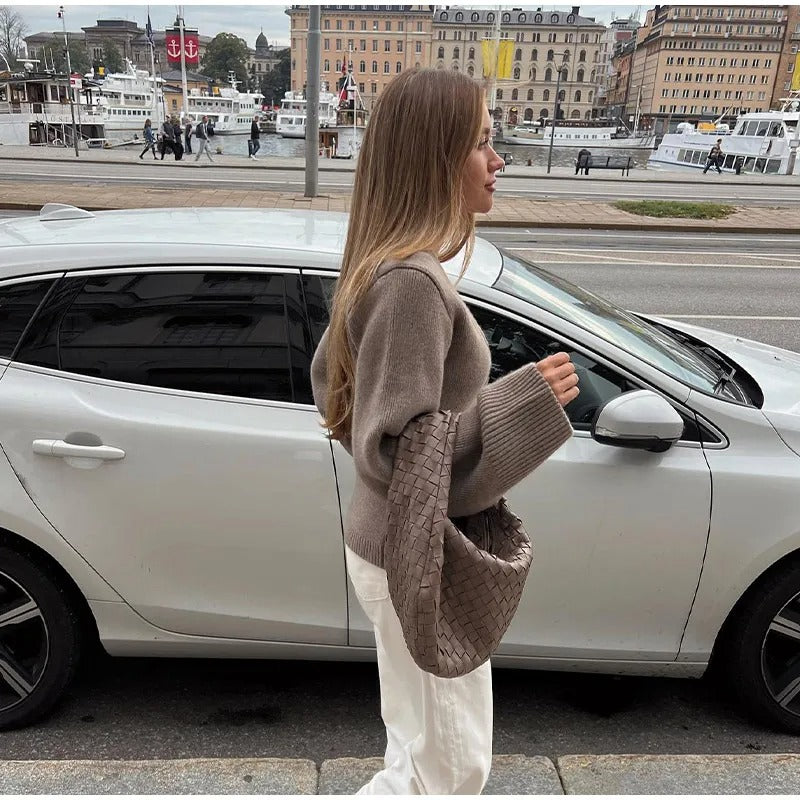 Veste en tricot classique et confortable pour femmes
