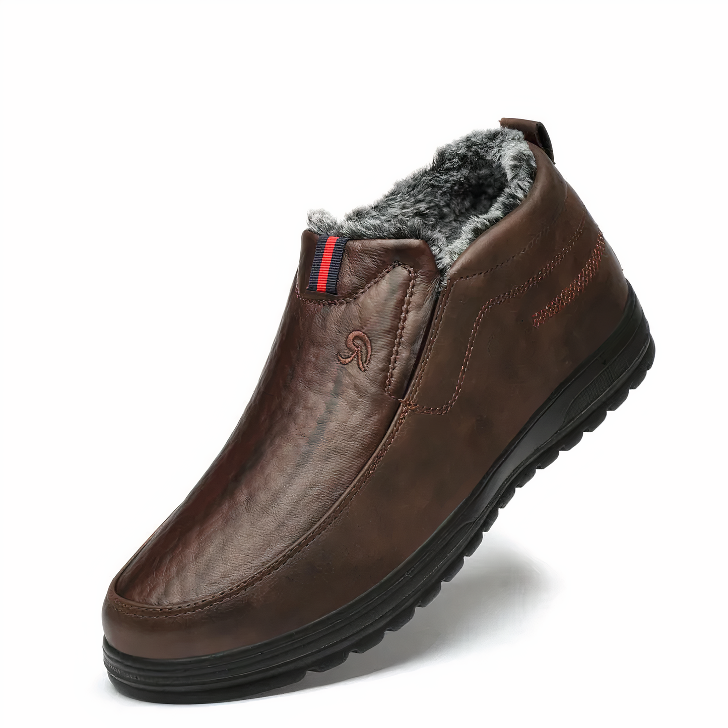 Chaussures en Cuir Hommes Doublées de Laine Tendance