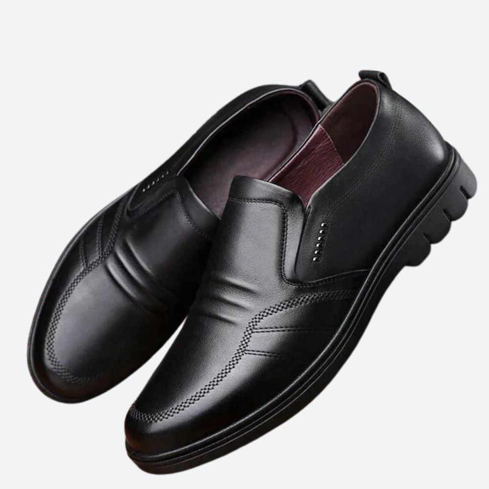 Chaussures en Cuir Antidérapantes Uniques pour Homme