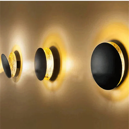 Lampe Murale LED Inspirée Éclipse Solaire