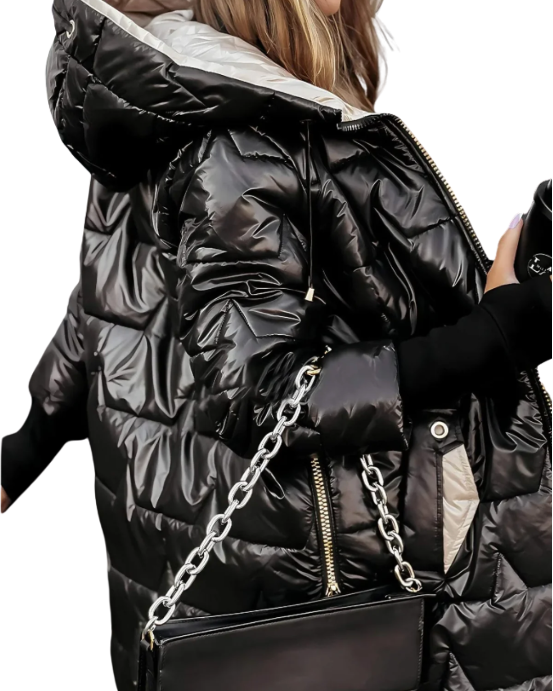 Veste matelassée à capuche confortable pour un style sans effort