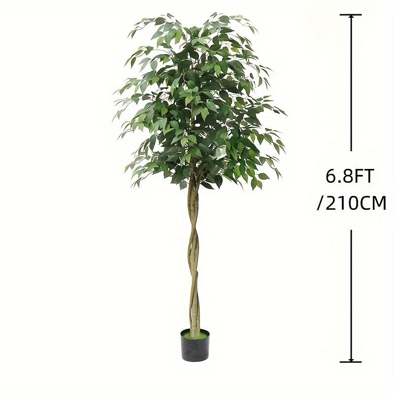 1pc Ficus Artificiel en Soie 120cm à 210cm