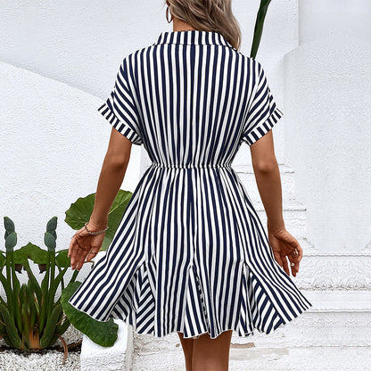 Robe Chic Stylée Col V Pour Femme