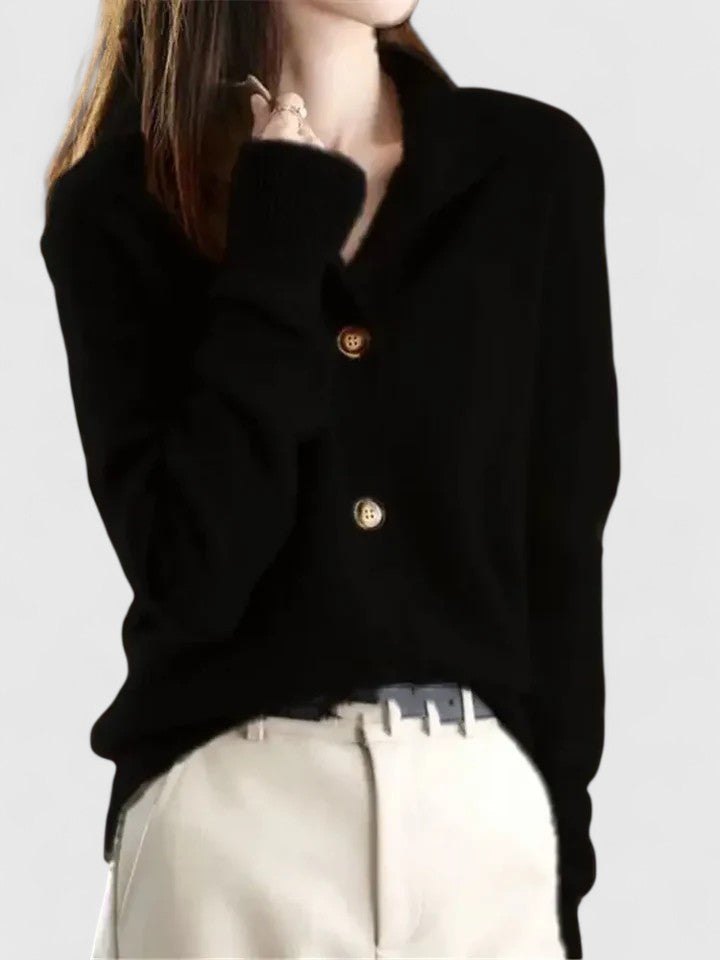 Cardigan en maille classique à boutons