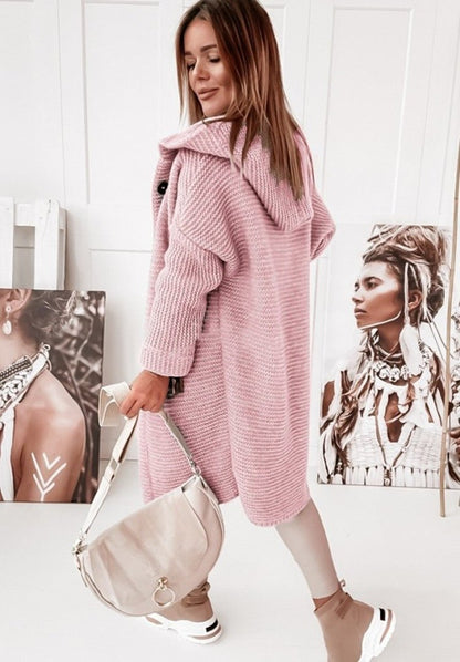 Cardigan en grosse maille confortable