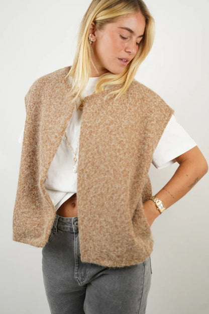 Veste Utility sans Manches avec Multiples Poches