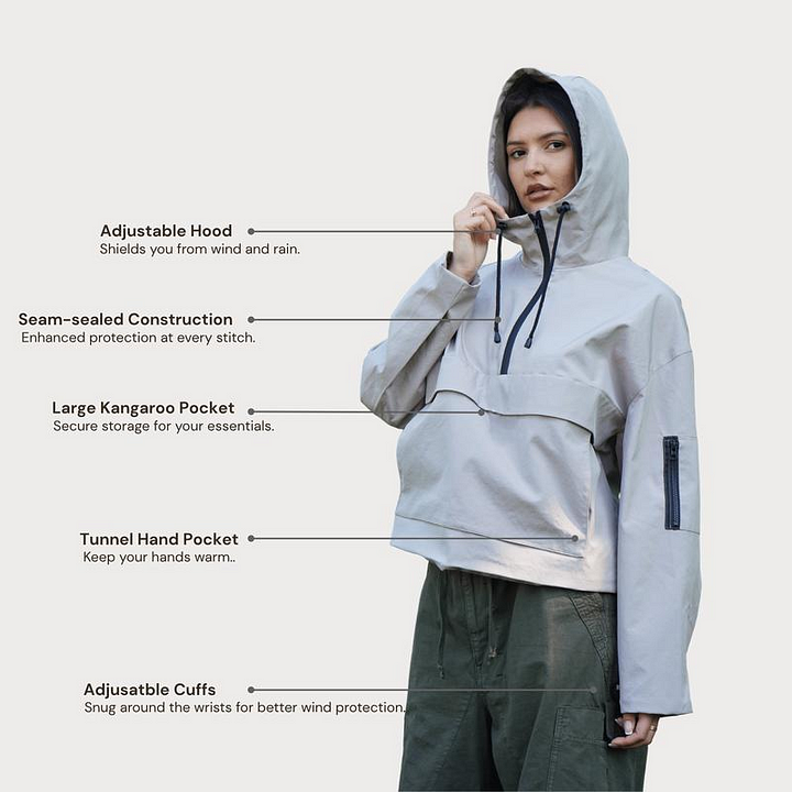 Veste imperméable 3-en-1 pour femmes pour aventures en plein air