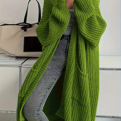 Cardigan en maille ceinturé confortable pour femmes