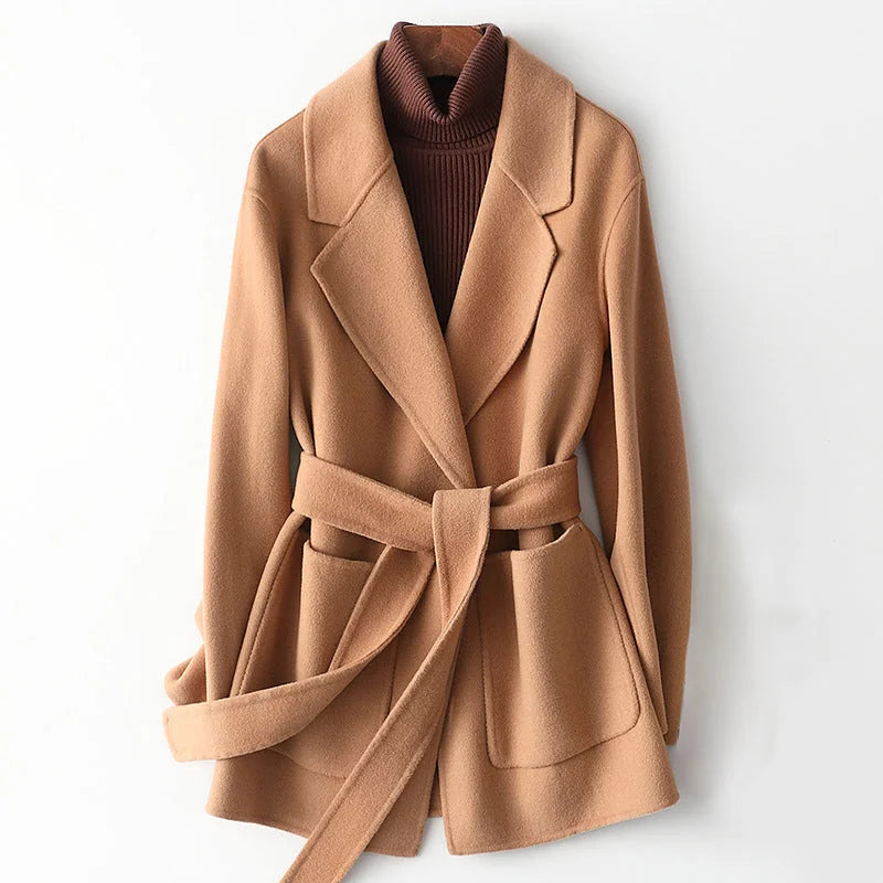 Manteau Long et Doux de Confort pour Femme