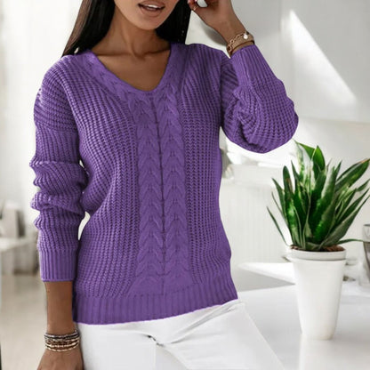 Pull tricoté scandinave confortable pour un style quotidien