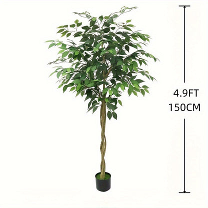 1pc Ficus Artificiel en Soie 120cm à 210cm