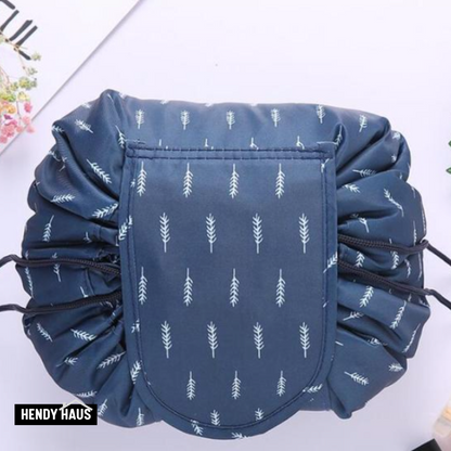 Trousse de maquillage en toile souple pour voyage et usage quotidien