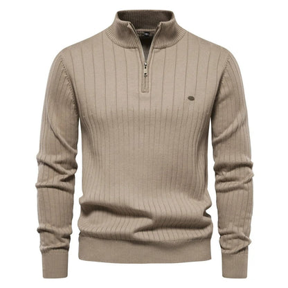 Pull Homme Premium Confortable Stylé à Col Zippé