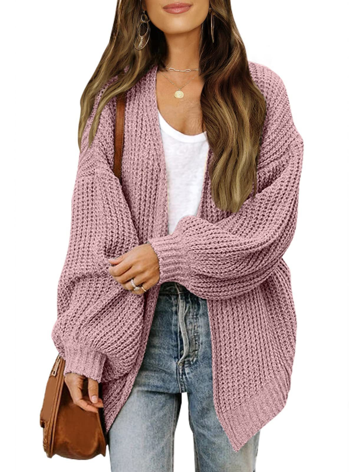 Pull cardigan en tricot doux et décontracté femmes