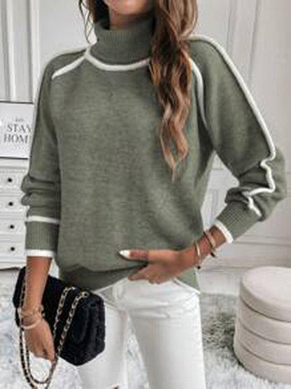 Pull Douillet Luxueux avec Doublure Chaude Femme