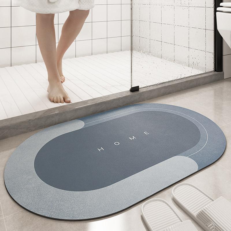 Tapis de Salle de Bain Super Absorbant Doux Sèche Rapide