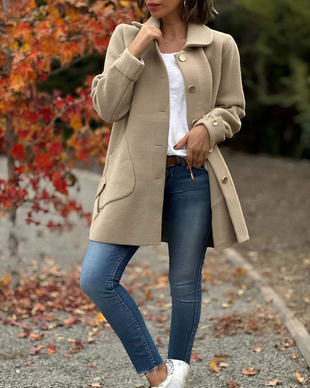 Veste Élégante Chic à Nœud Latéral pour un Style Sans Effort
