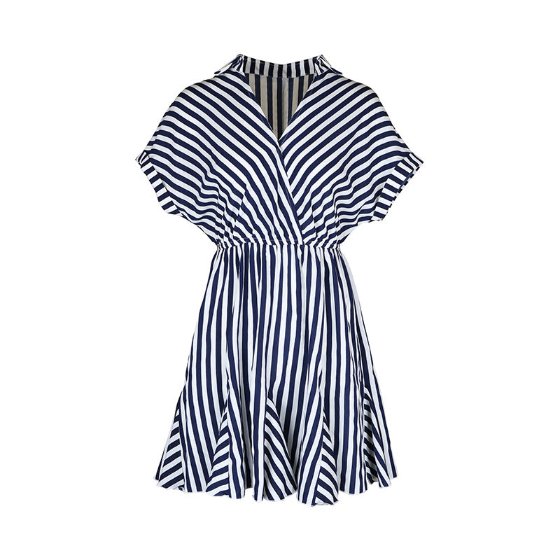 Robe Chic Stylée Col V Pour Femme