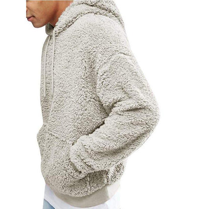 Hoodie Teddy Fluffy Luxe Confort Pour Homme