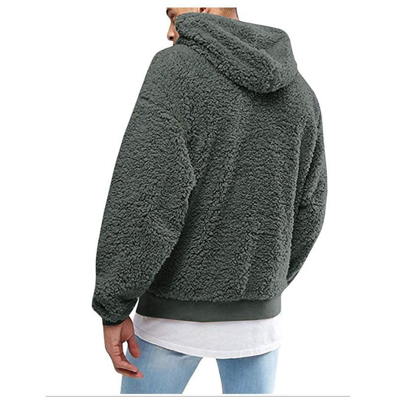 Hoodie Teddy Fluffy Luxe Confort Pour Homme