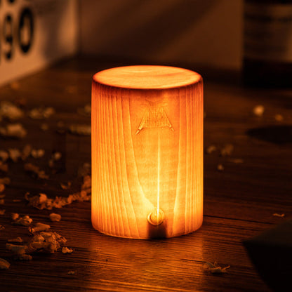 Lampe à poser sans fil en bois élégante et moderne