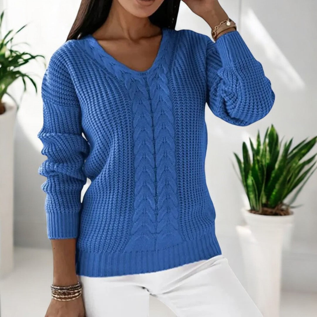 Pull tricoté scandinave confortable pour un style quotidien