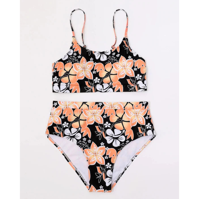 Ensemble Bikini Femme Chic à Motif Fleuri