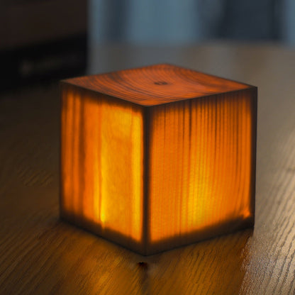 Lampe à poser sans fil en bois élégante et moderne