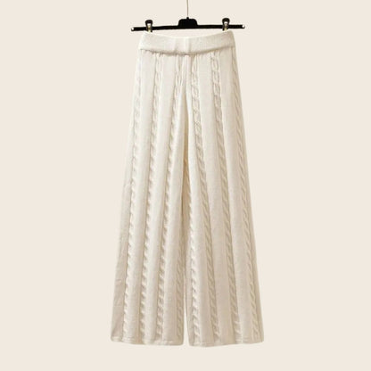 Ensemble Deux Pièces Tricot Élégant