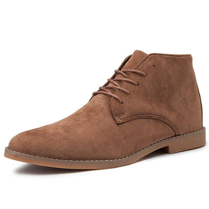 Bottines en daim à lacets pour hommes