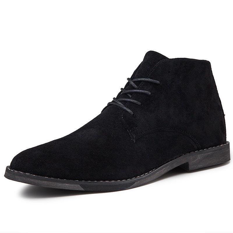 Bottines en daim à lacets pour hommes