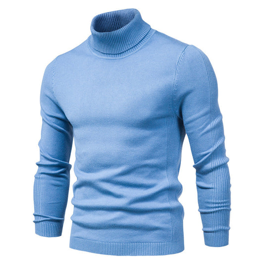 Pull en Laine Premium Homme à Col Roulé