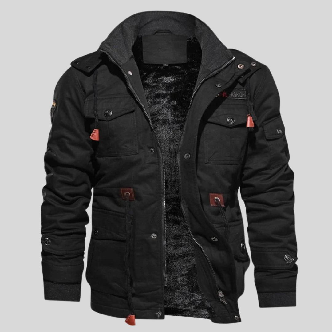 Veste D'Hiver Chaude Durable Doublée Sherpa Hommes