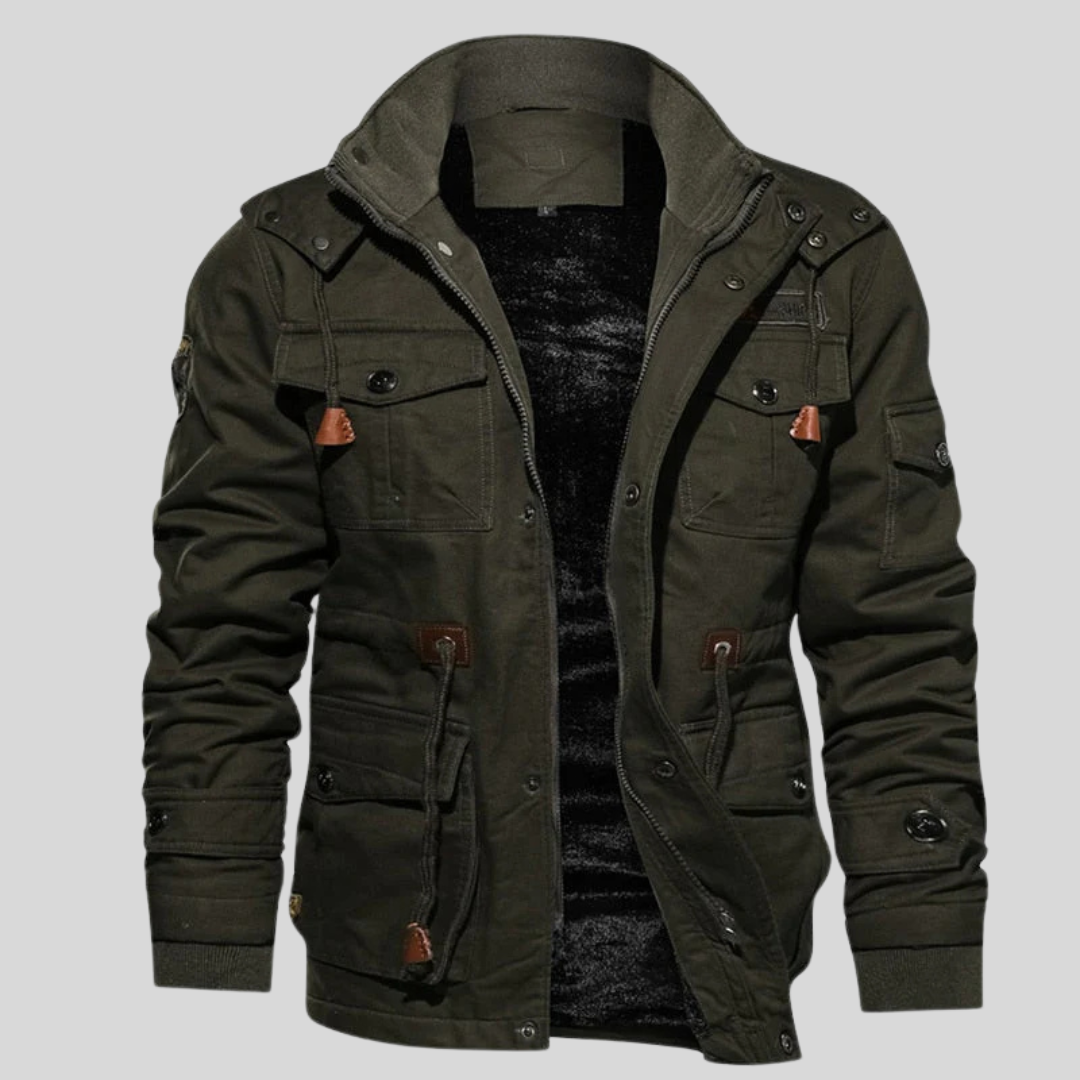 Veste D'Hiver Chaude Durable Doublée Sherpa Hommes