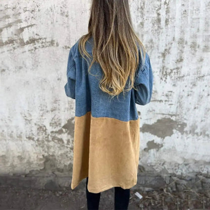 Manteau d'hiver mi-long double boutonnage chic pour femmes