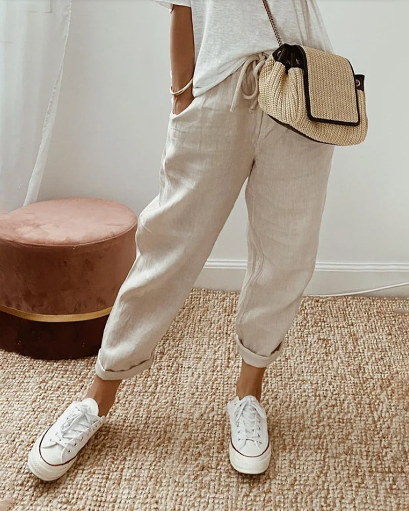 Pantalon ample chic pour femme avec une coupe chic