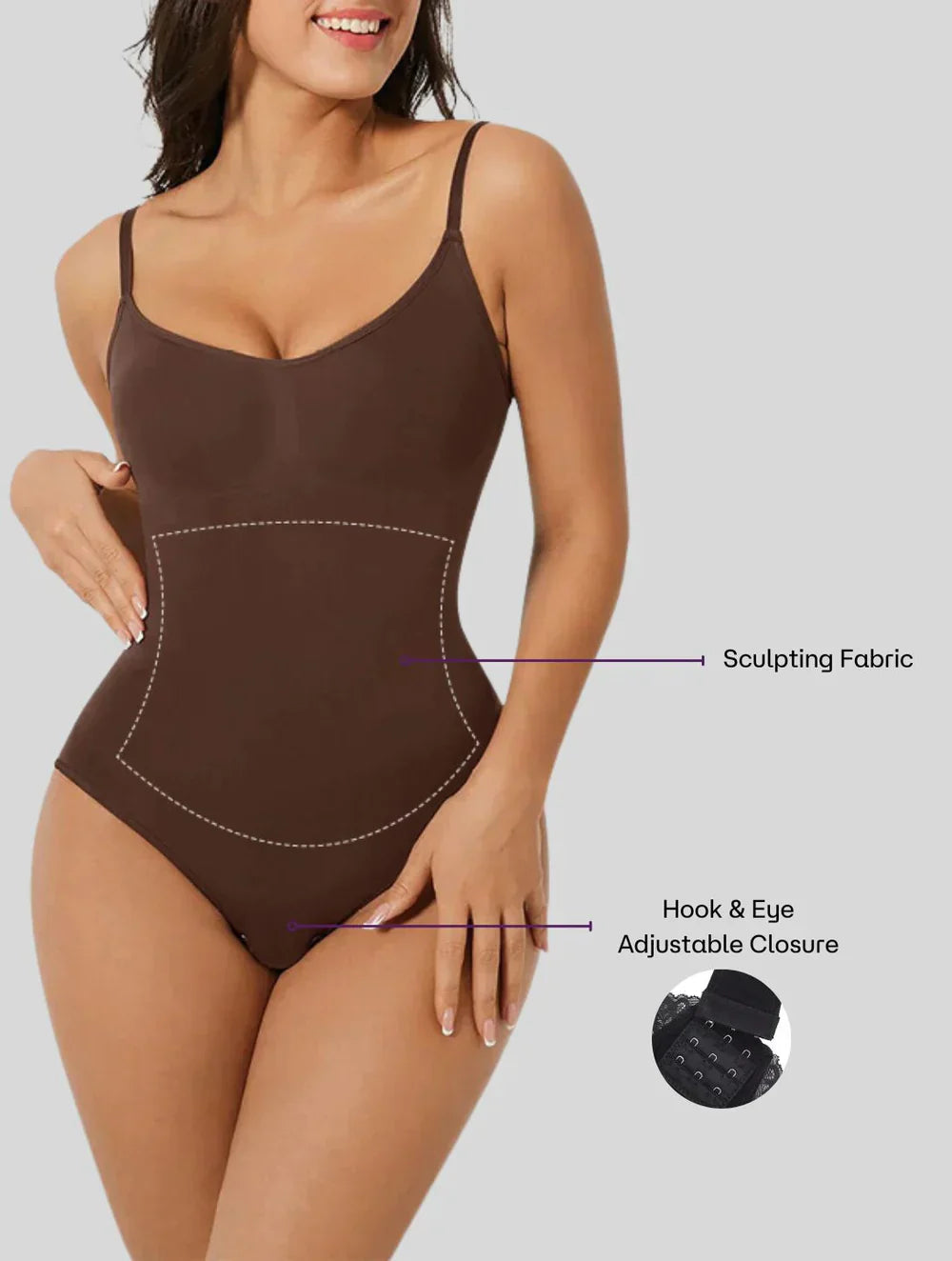 Body ajusté extensible pour femme