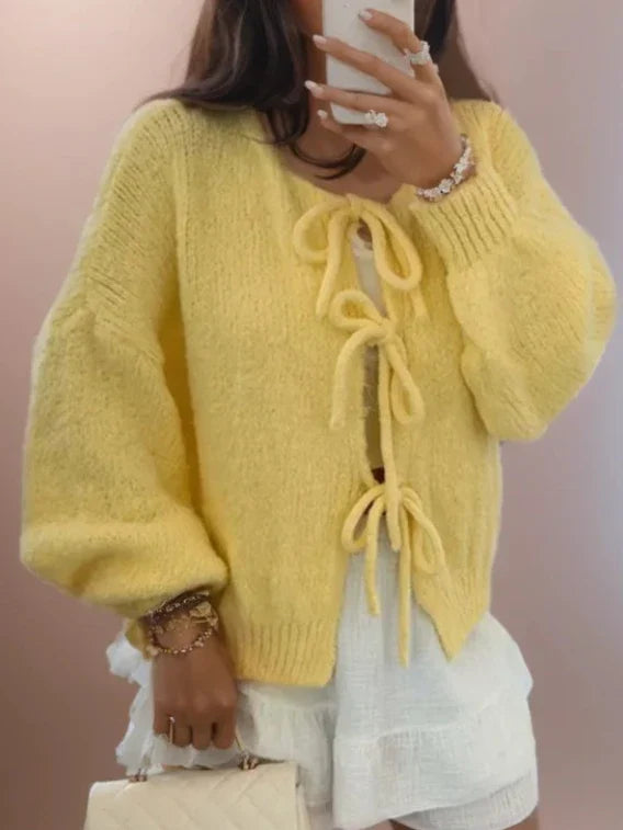 Cardigan en maille douce et confortable pour superposition quotidienne