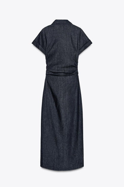 Robe de soirée denim décontractée pour tous les jours