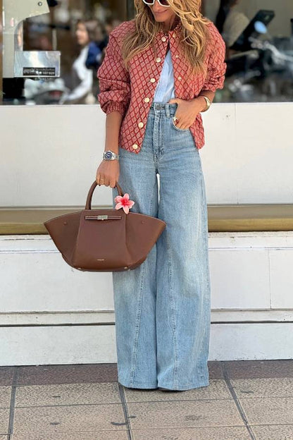 Veste légère imprimée pour un style décontracté au quotidien