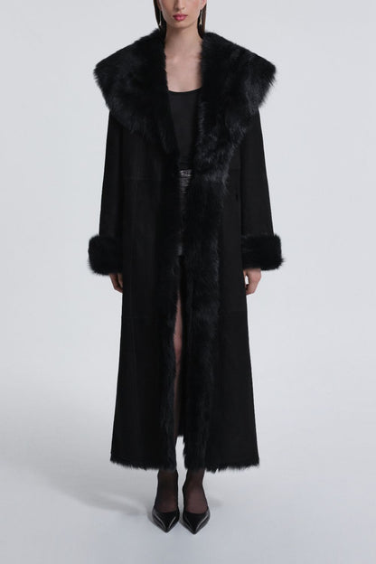 Manteau Chic en Fausse Fourrure pour un Style Hivernal Élégant