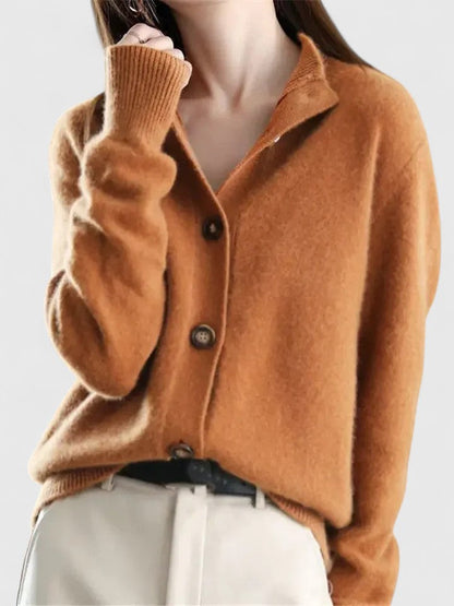 Cardigan en maille classique à boutons