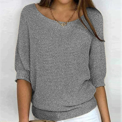 Pull-over en maille chic et douillet pour les superpositions d'automne