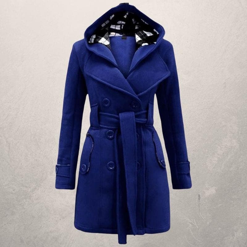 Manteau d'Hiver Élégant pour Femmes avec Ceinture