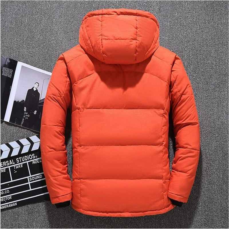 Veste Puffer Matelassée à Col Ronde Haut Hommes