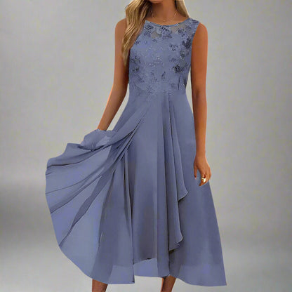 Robe d'été élégante féminine respirante pour soirée