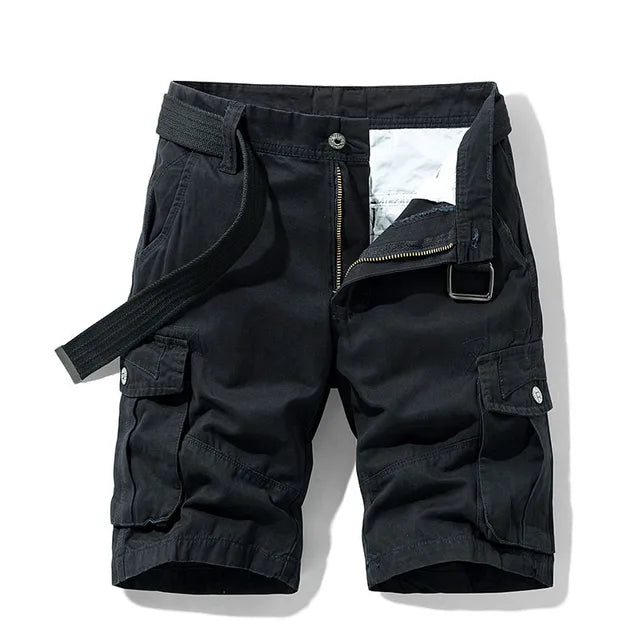 Short Cargo en Coton Confortable pour Hommes