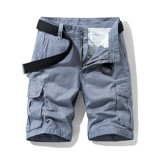 Short Cargo en Coton Confortable pour Hommes